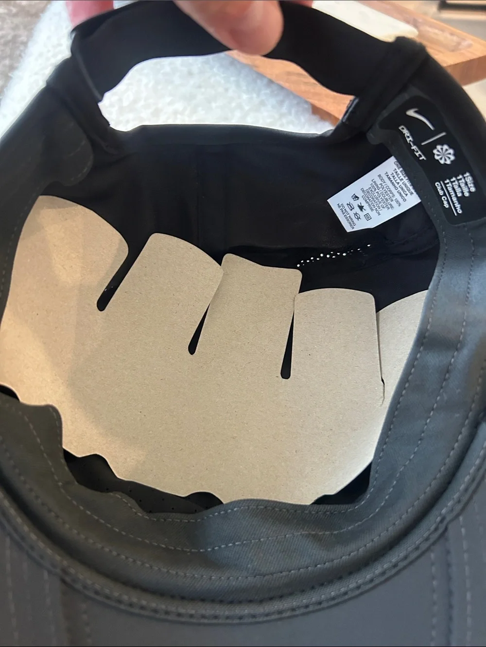 Nike Club Hat with White Swoosh Logo